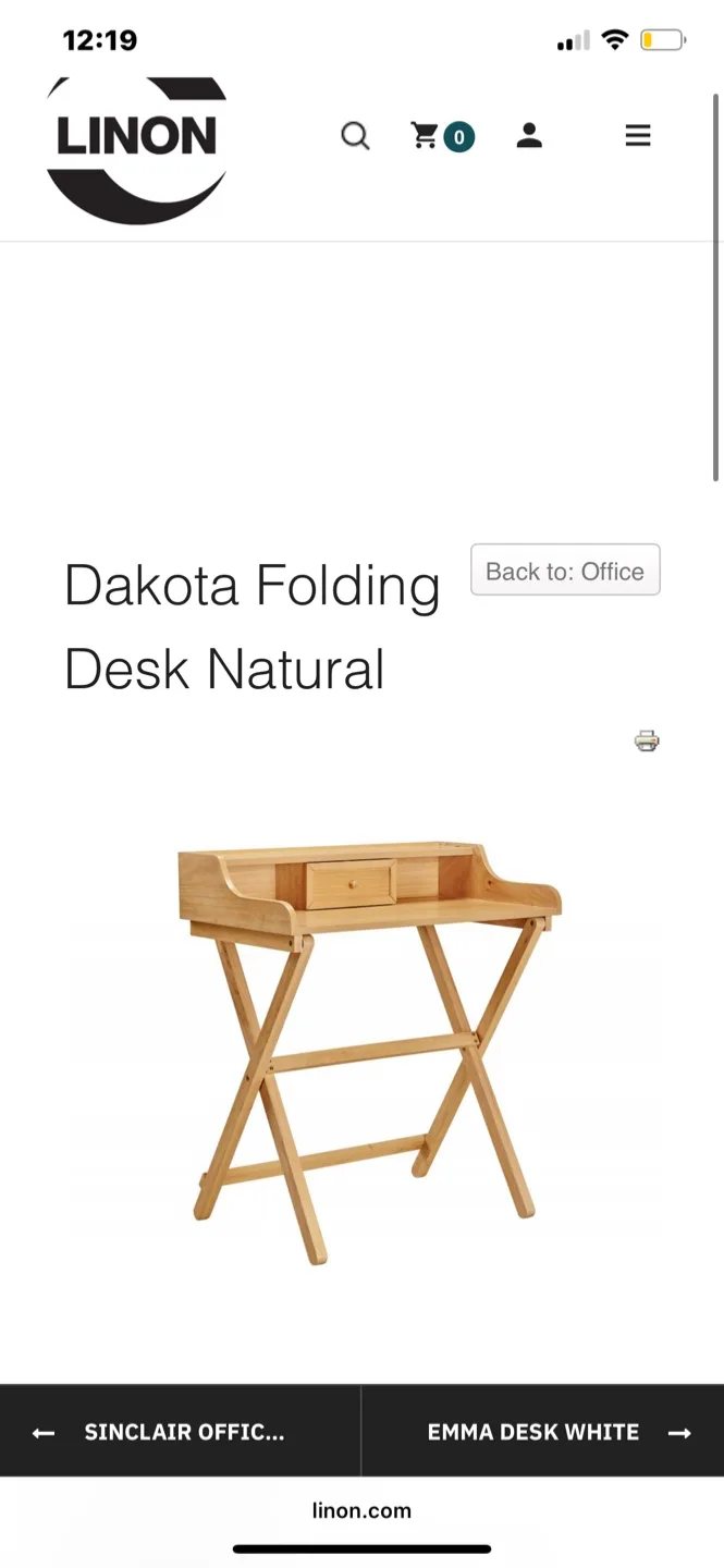 Folding Wooden Desk image indicator(7)