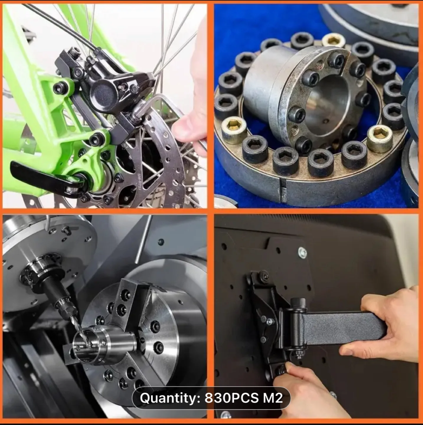 830pcs M2 Bolts Kit thumbnail