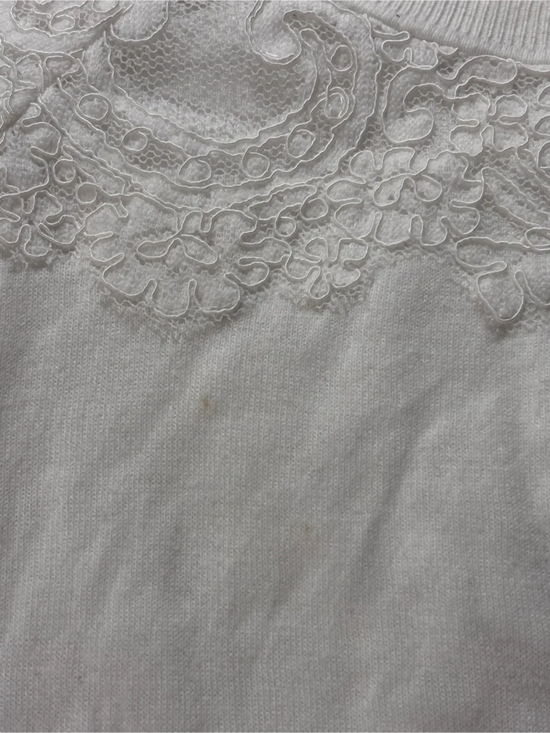 G2000 White Long Sleeve with Lace Detail image indicator(2)