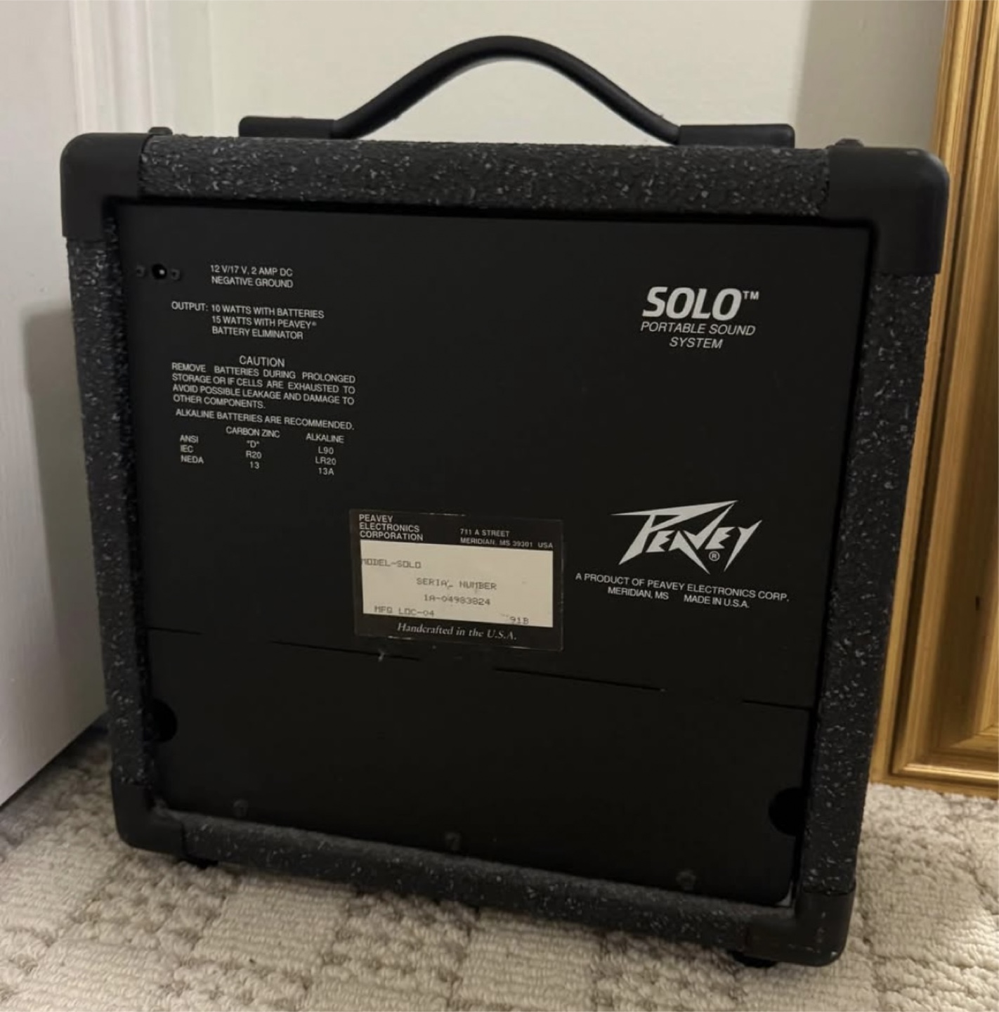 Peavey Solo Portable Sound System Amp - photo 2