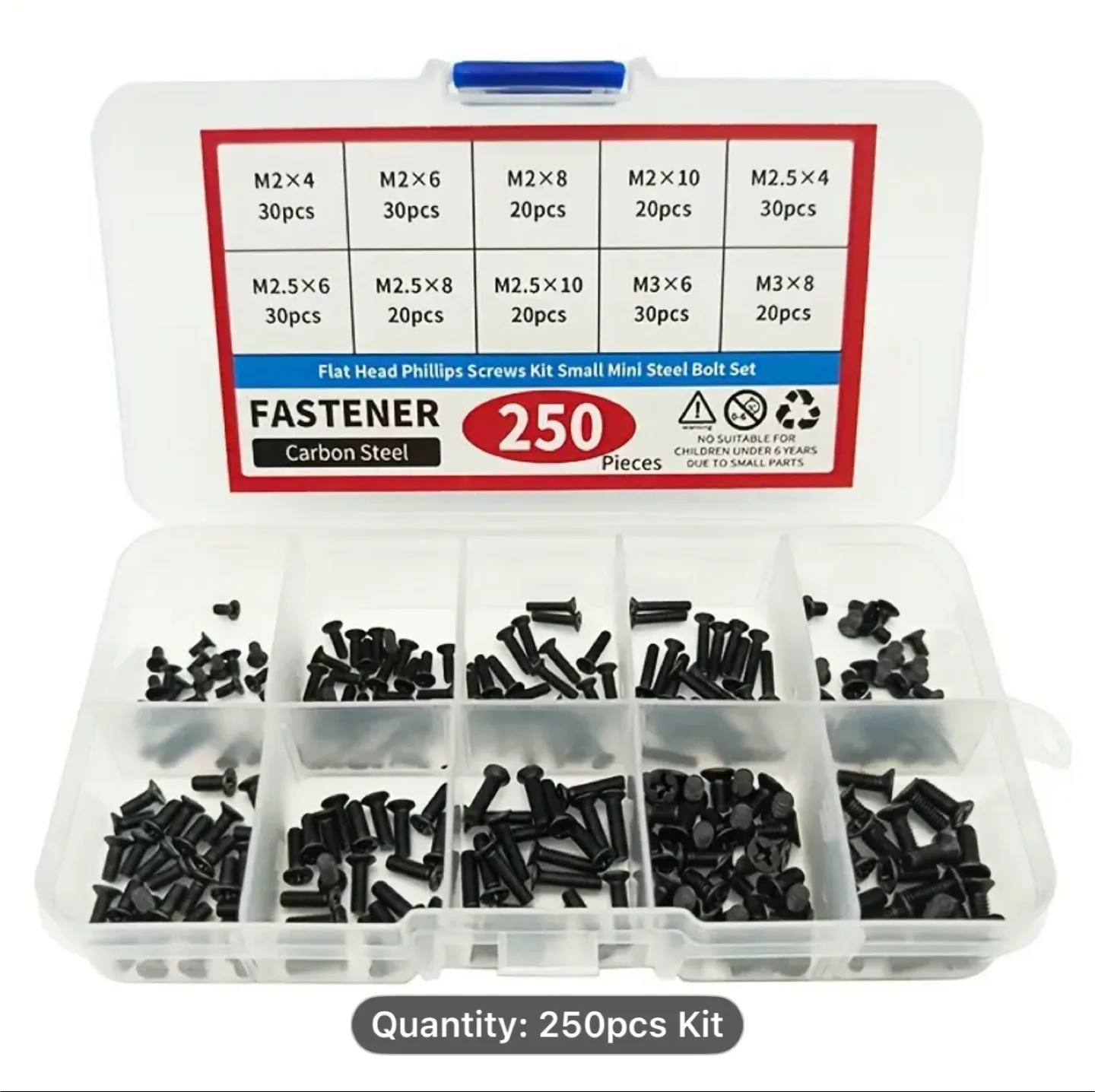 250/pcs Small Computer Screws Assortment Kit thumbnail