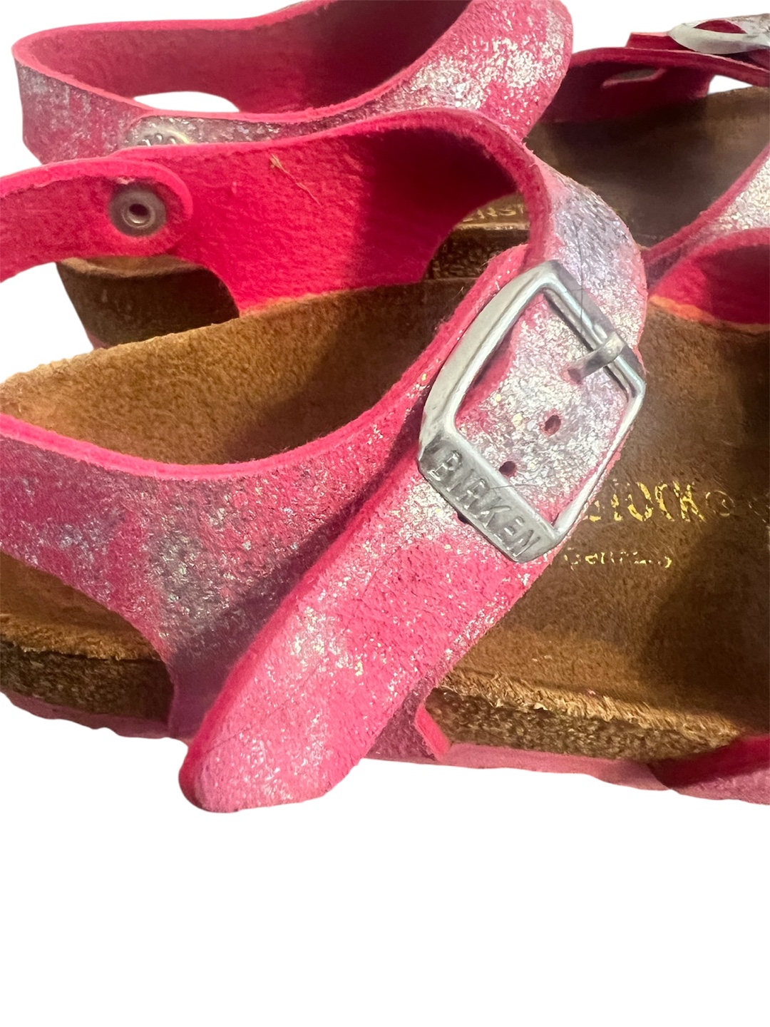 Birkenstock Rio Kids Sandals – Pink Glitter (EU 32 / US 1 Youth) - photo 3