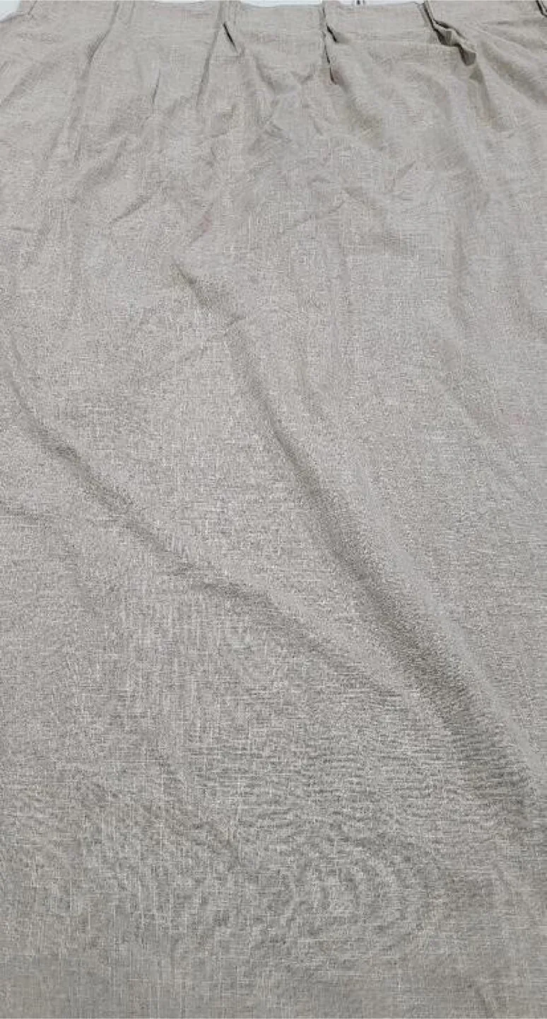 Linen Thick Blackout Curtains 2 Panels thumbnail