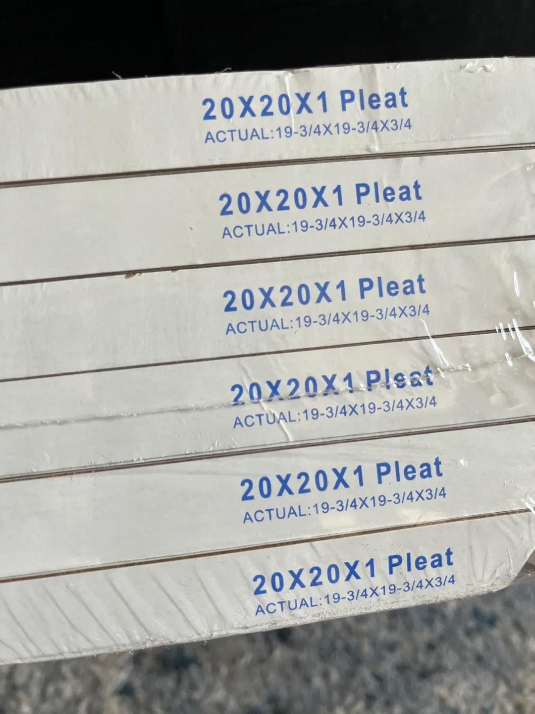 Boogian 20x20x1 Pleat Air Filter - MERV 11 image indicator(2)