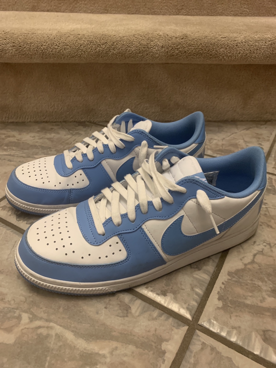 Nike Court Vision Low White/Blue Shoes