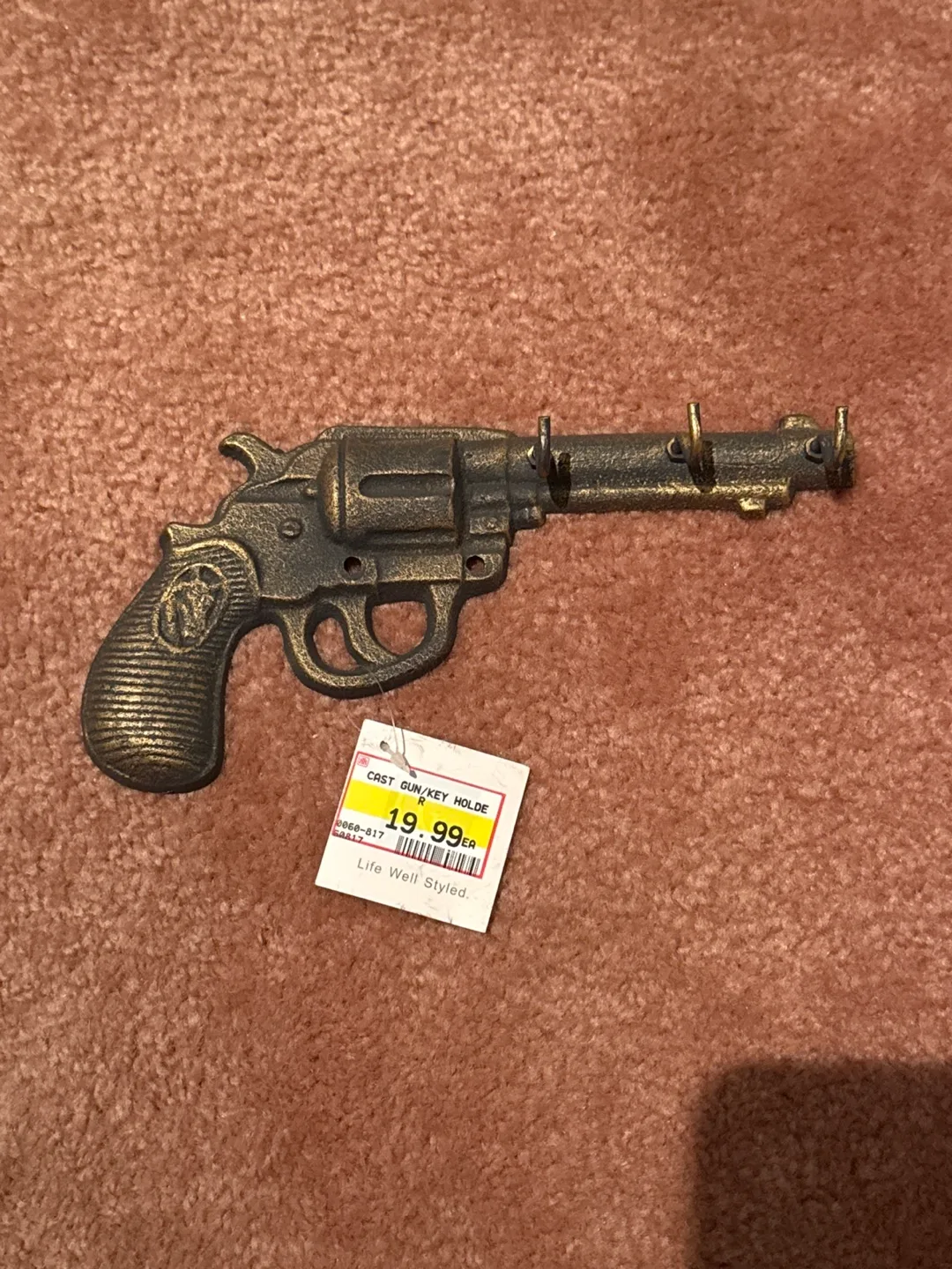 Cast Gun/Key Holder - Life Well Styled thumbnail