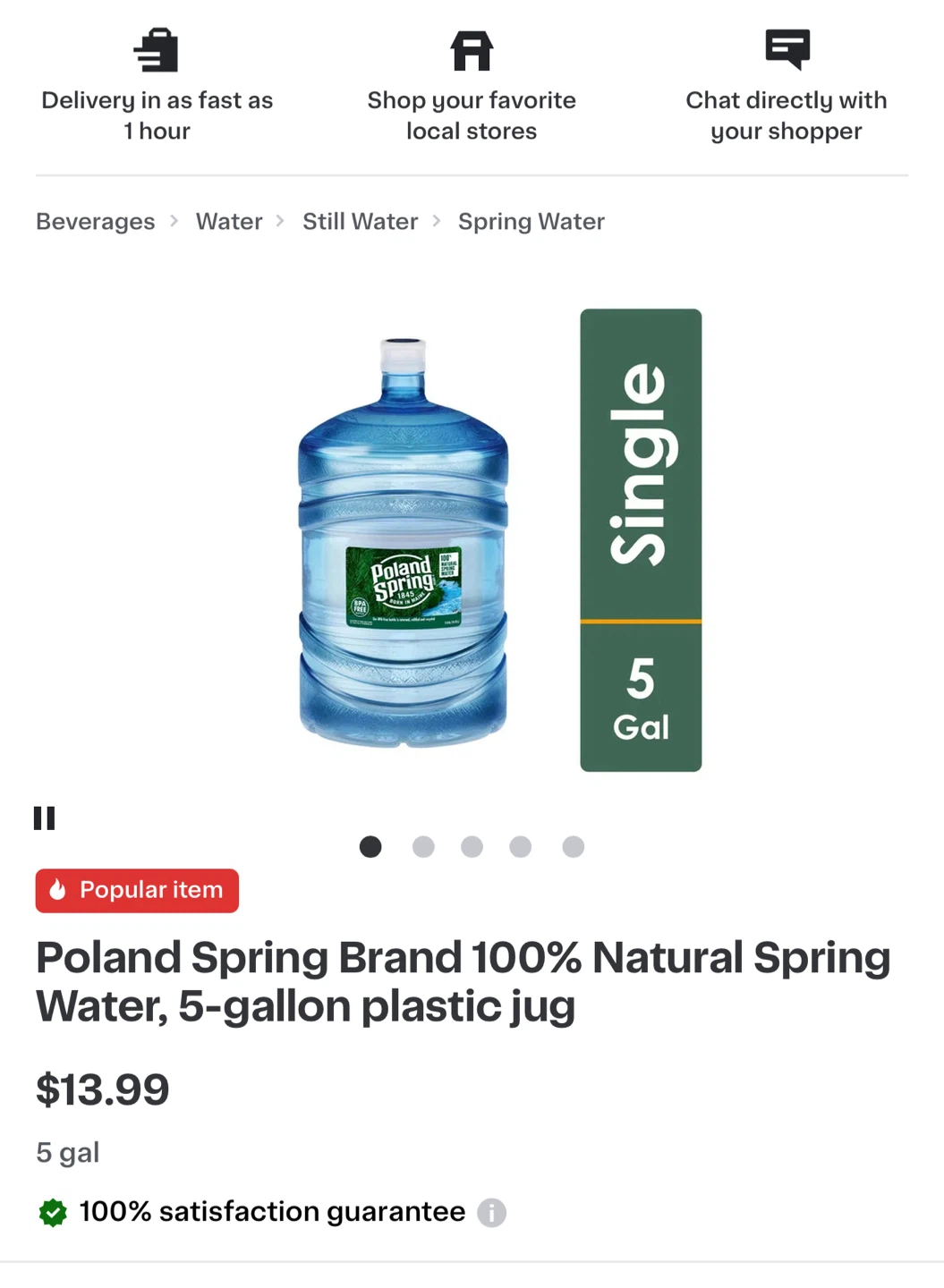 Poland Spring 5-Gallon Water Jug - photo 4