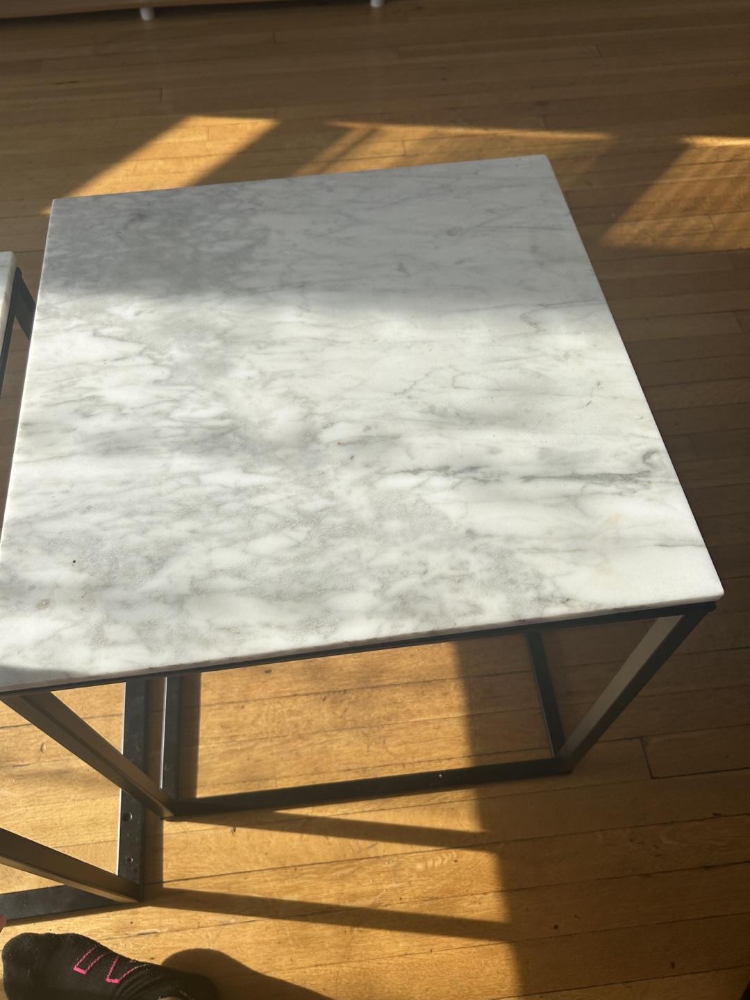 Marble side tables