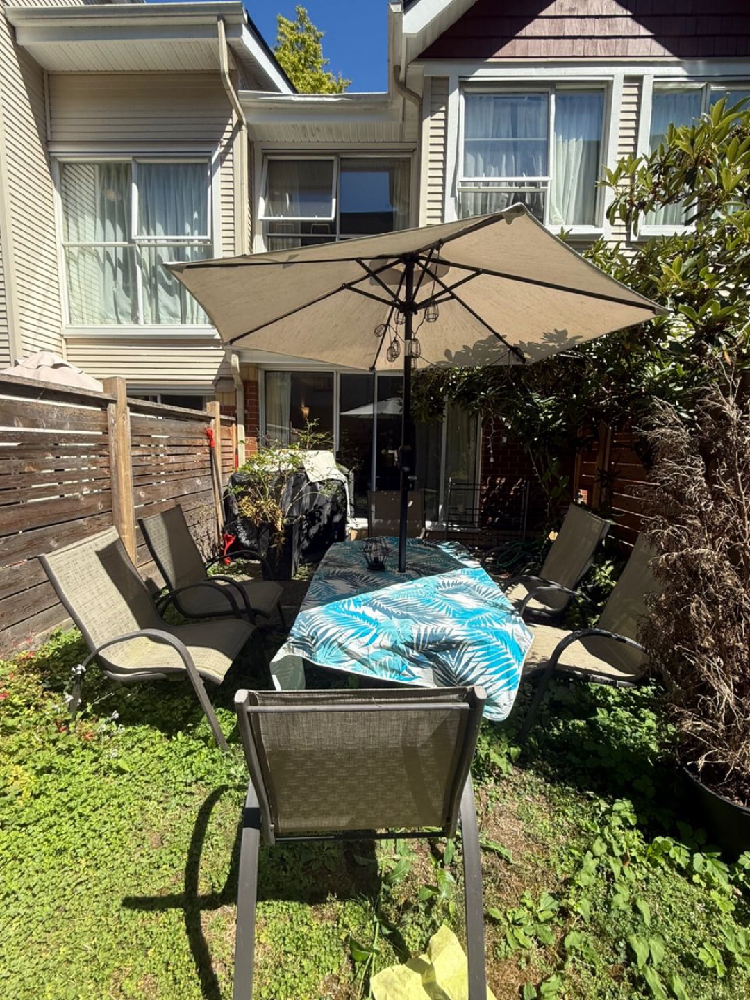 Patio Table Set with Umbrella and Chairs - photo 4