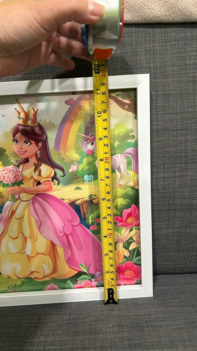 Princess & Unicorn Framed Canvas Art image indicator(3)