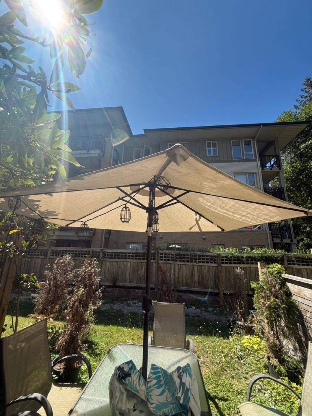 Patio Table Set with Umbrella and Chairs - photo 5