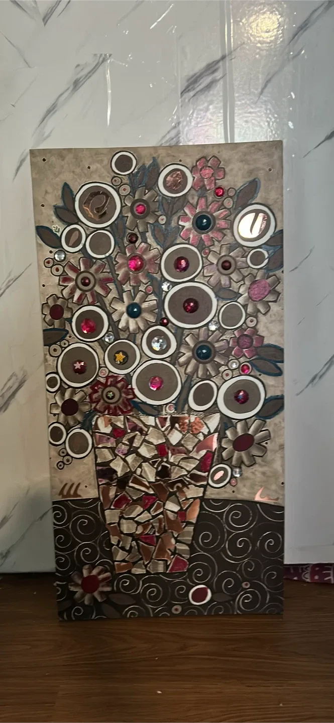 Floral Mosaic Wall Art thumbnail