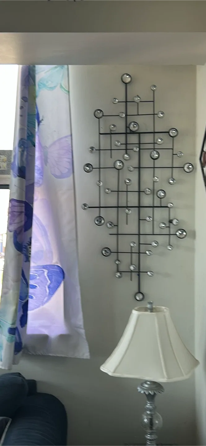 Metal & Crystal Wall Decor thumbnail