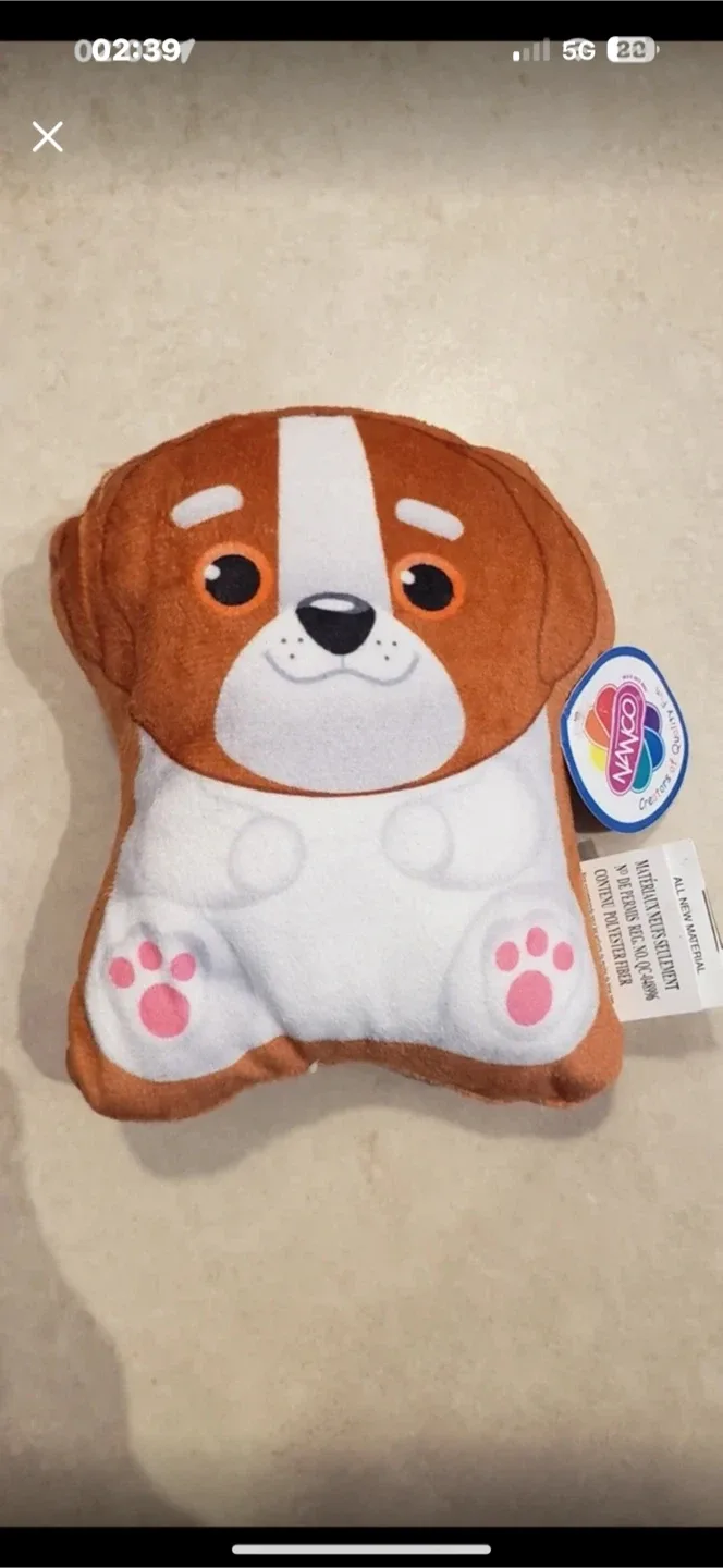 NANCO Dog Plush Pillow - New with Tags! thumbnail