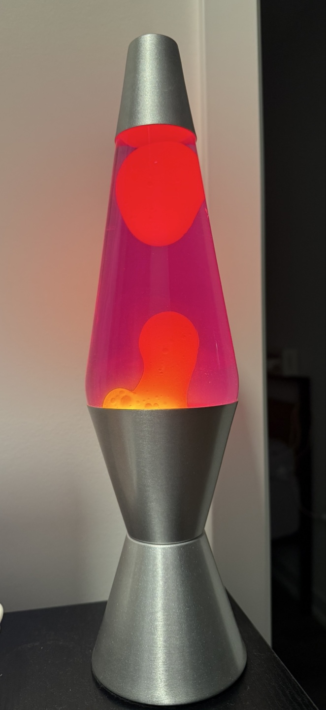 Lava Lamp - Red/Pink