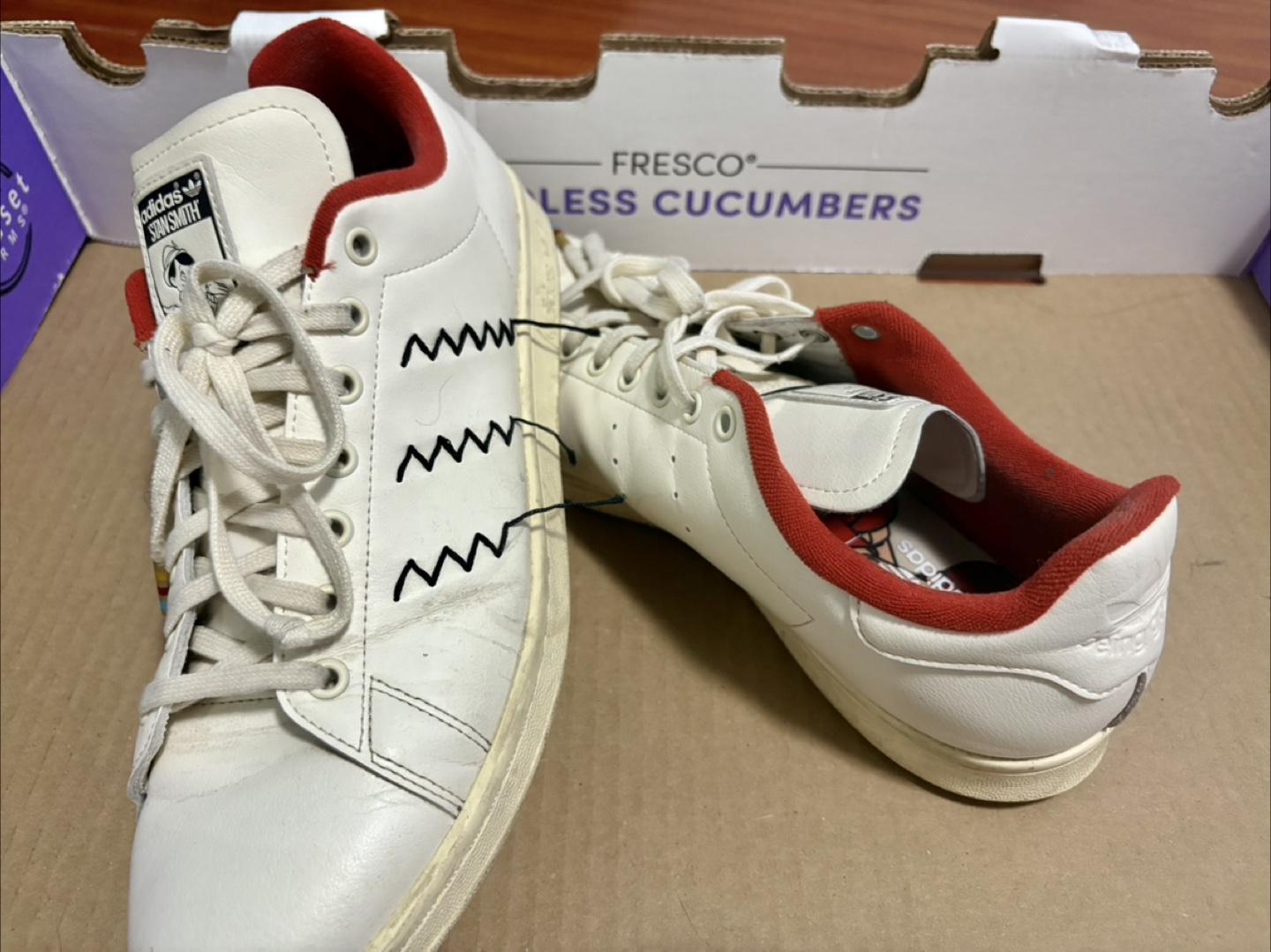 Adidas Stan Smith Disney Pinocchio - Size 12 US