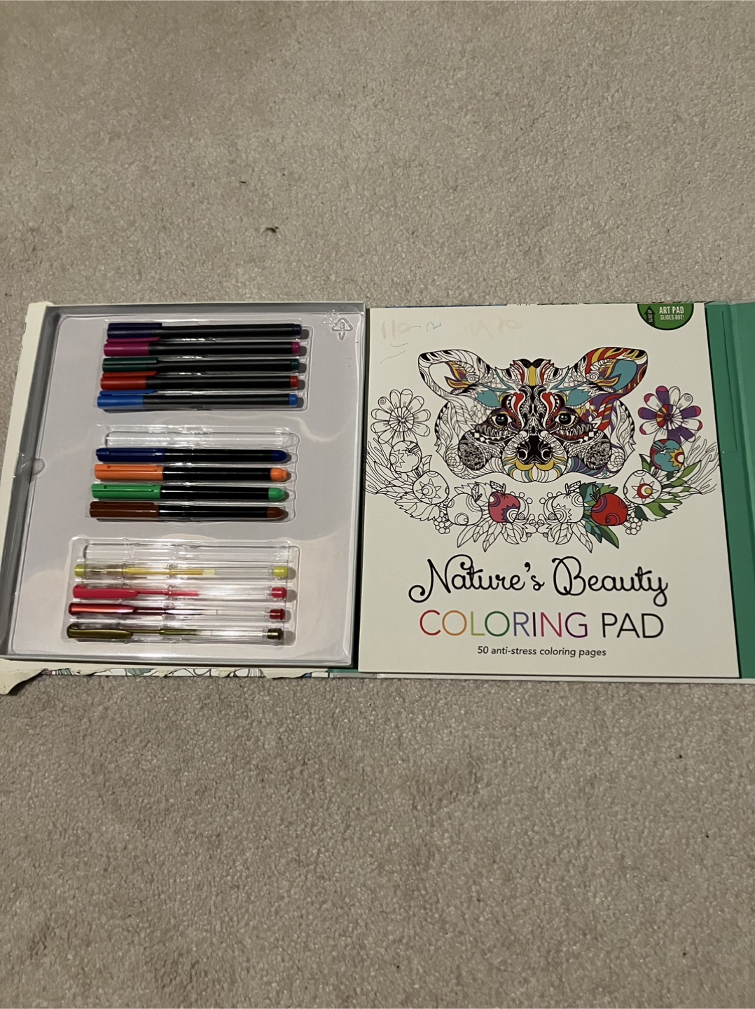 Spice Box Nature's Beauty Coloring Book with Markers - photo 2