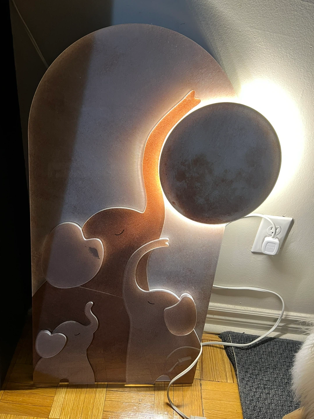 Elephant Family Night Light - photo 2