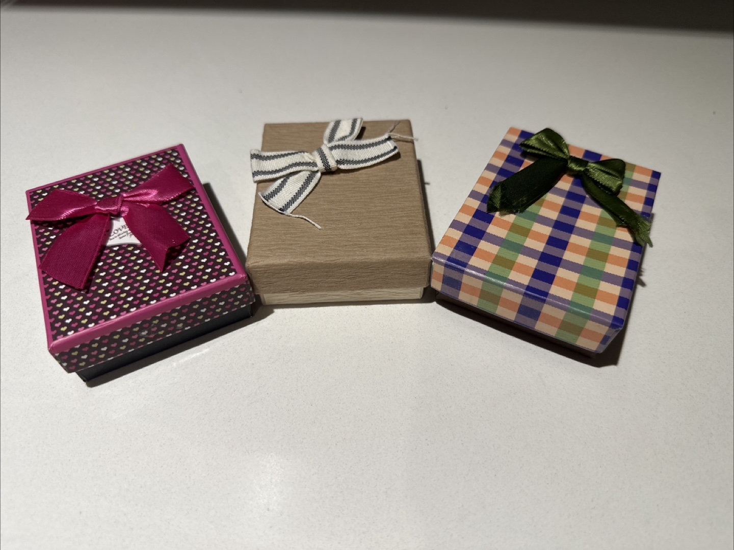 Decorative Gift Boxes with Bows