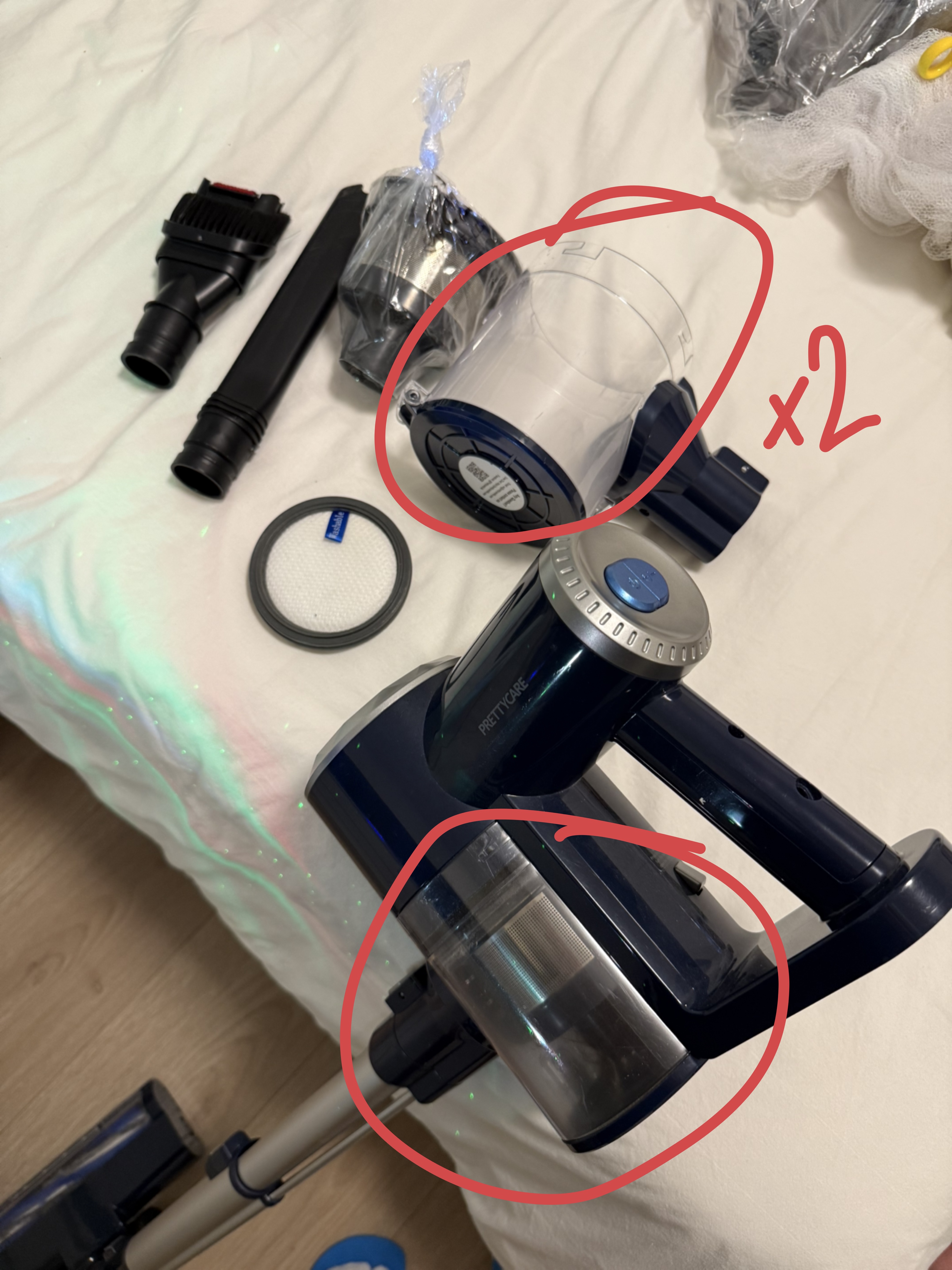 PrettyCare W200 Cordless Vacuum - Like New! - photo 4