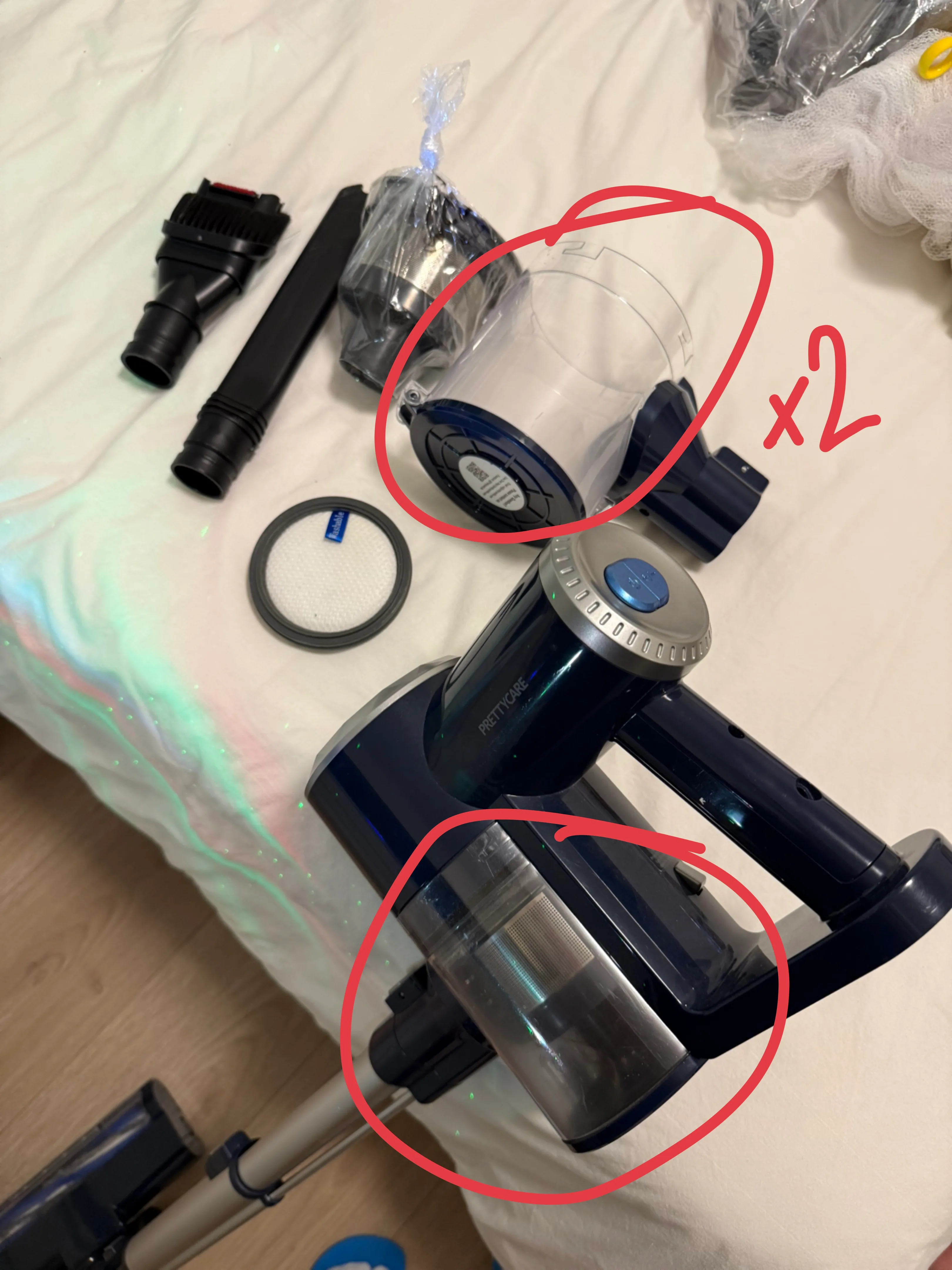 PrettyCare W200 Cordless Vacuum - Like New! image indicator(4)