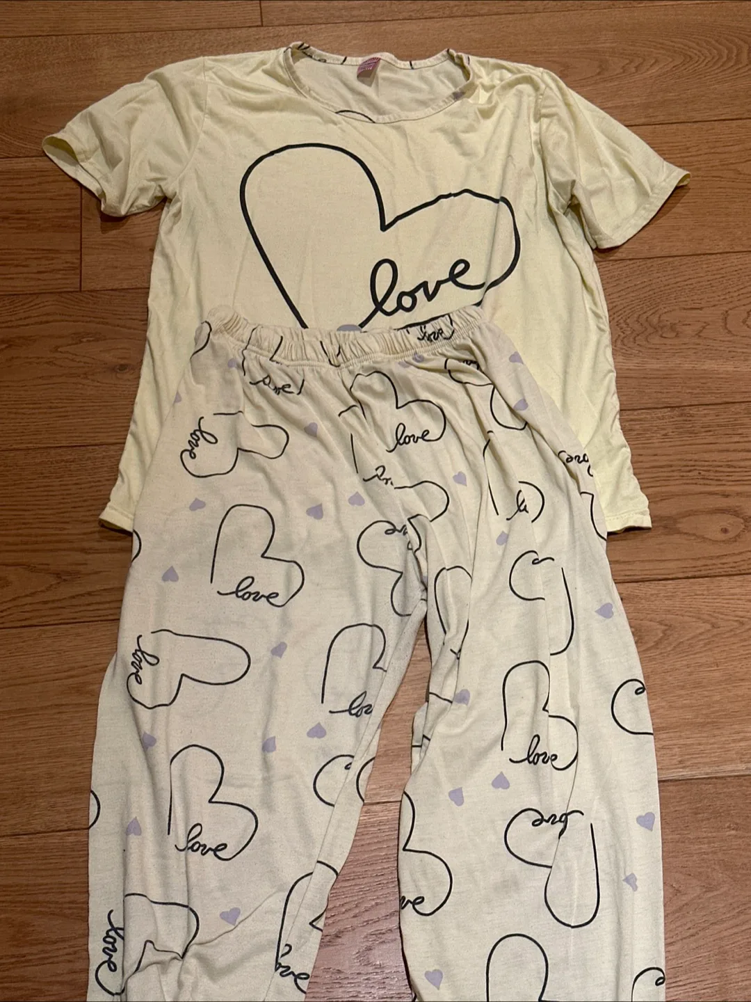 Love Print Pajama Set thumbnail