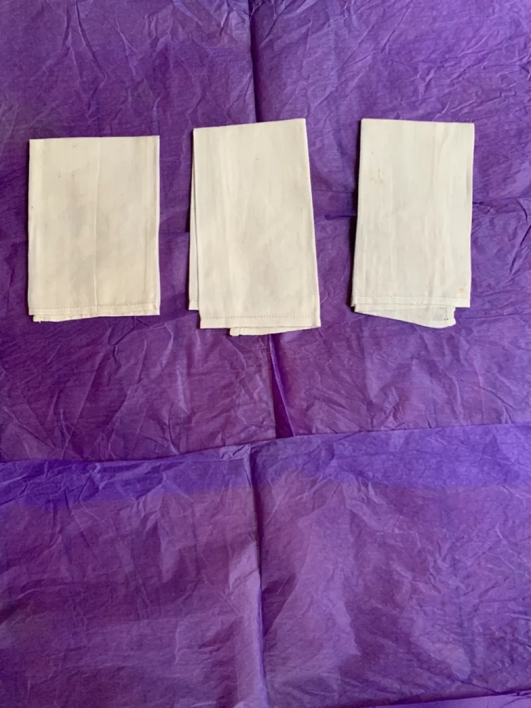 12 Vintage Embroidered/ printed Ladies Handkerchiefs - Set of 5 image indicator(6)