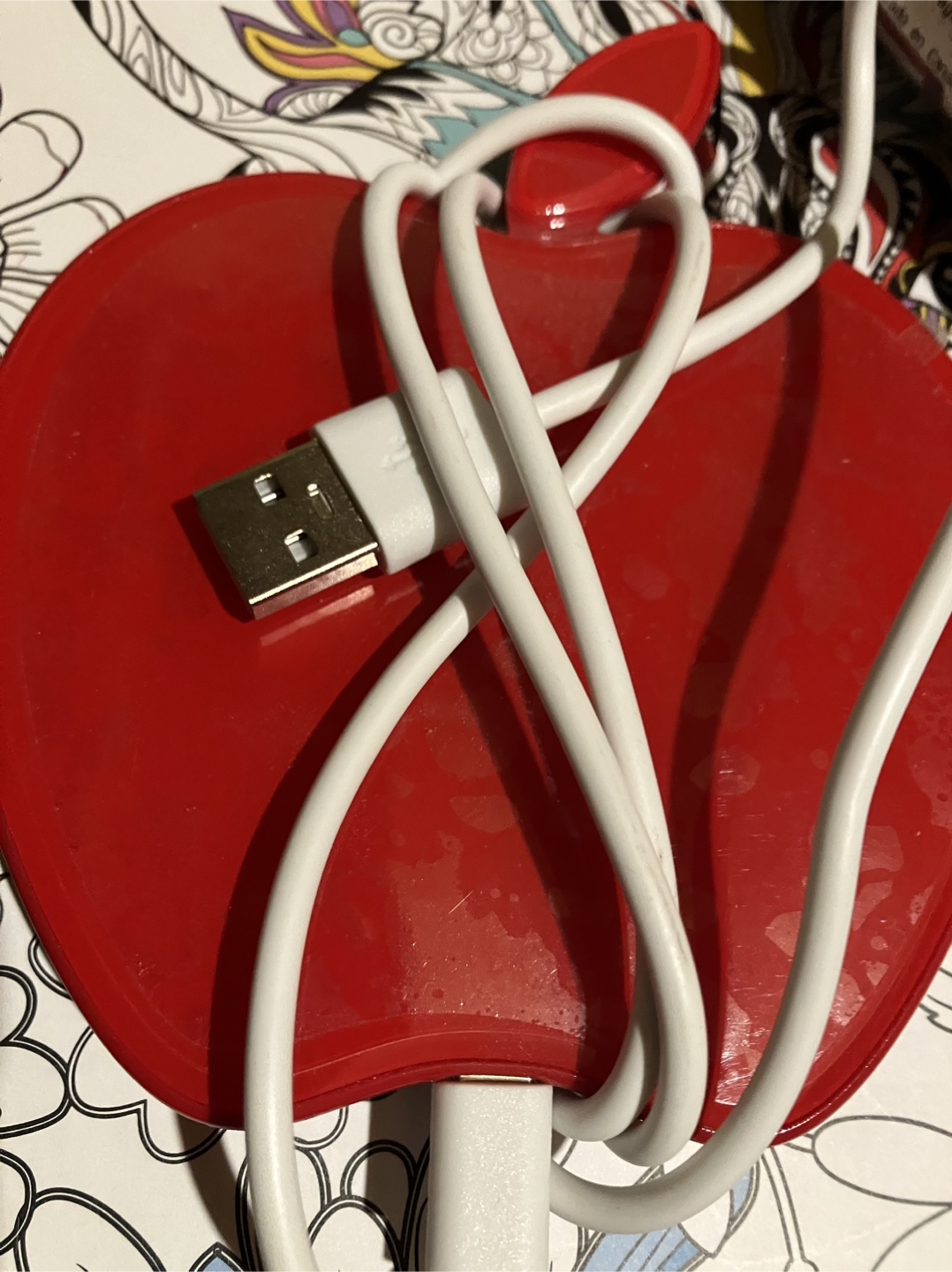 Red Smart Wireless Charger 10W
