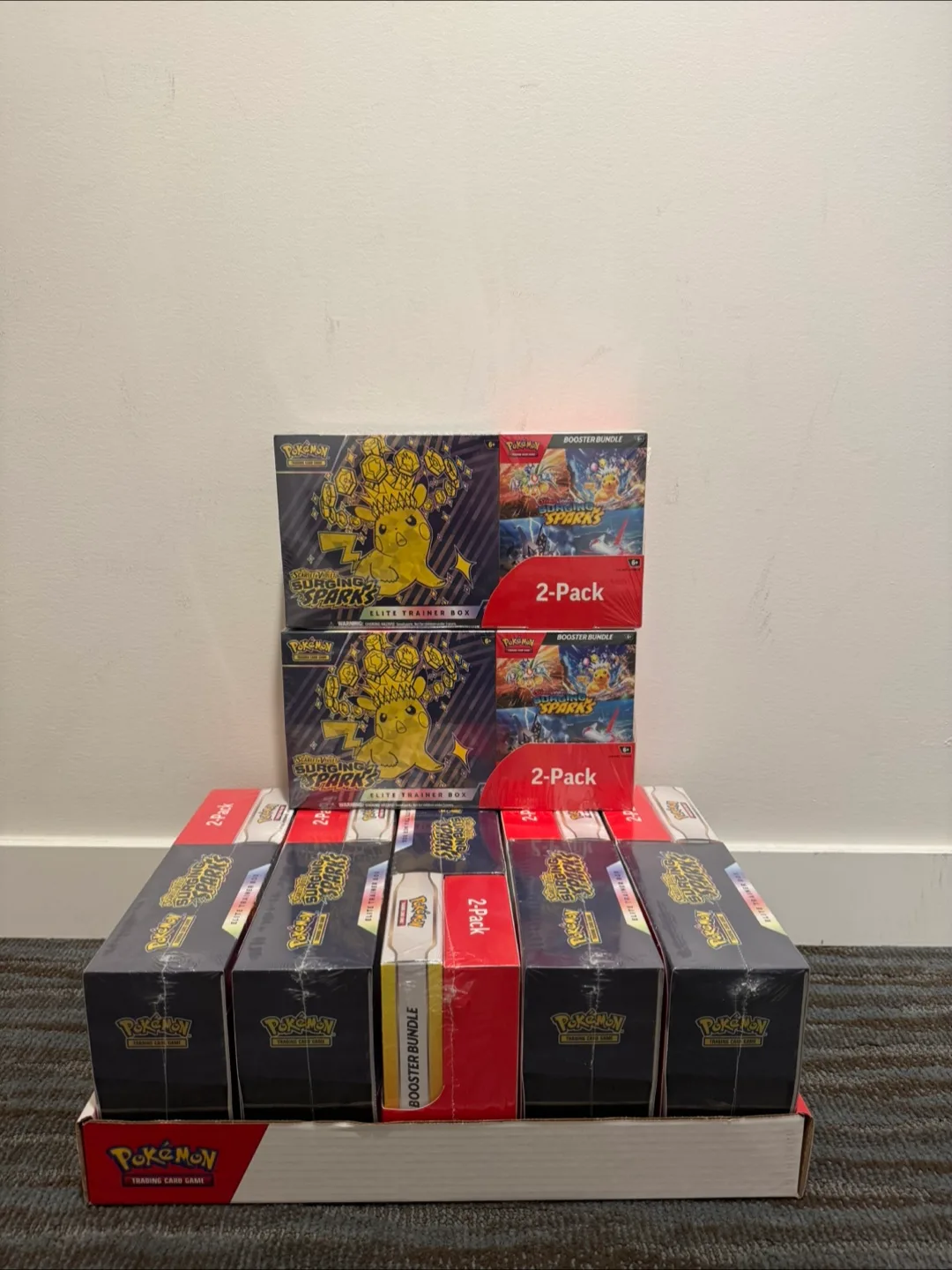Surging sparks Costco bundle elite trainer box + booster bundle thumbnail
