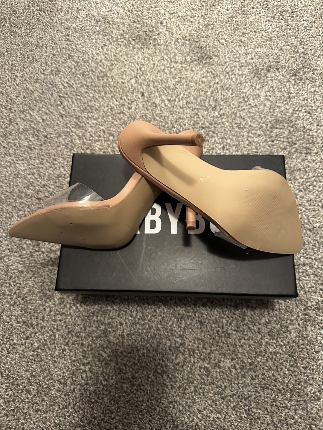 BABYBOO Nude Heels with Clear Strap - photo 4