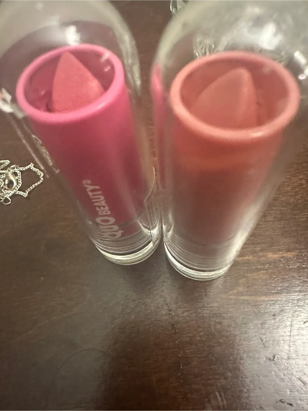 Pink lemonade and darling quo powder matte lipstick thumbnail