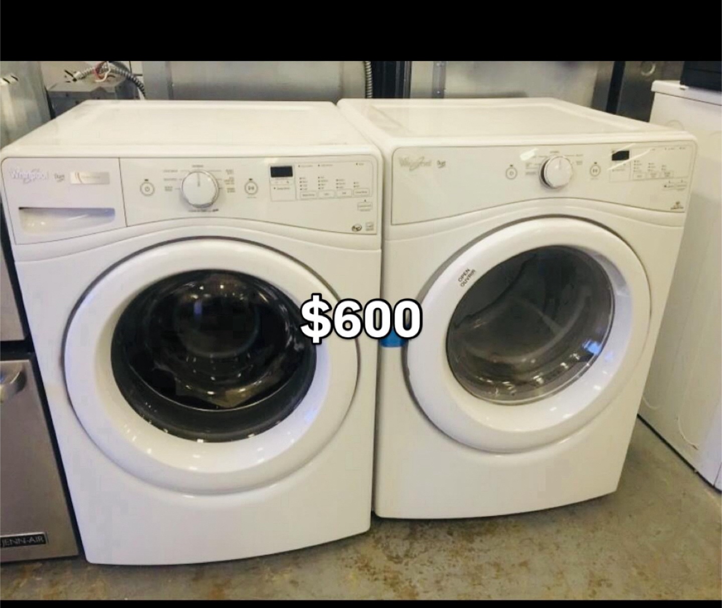 Washer and Dryer stove fridge microwave  - - photo 3