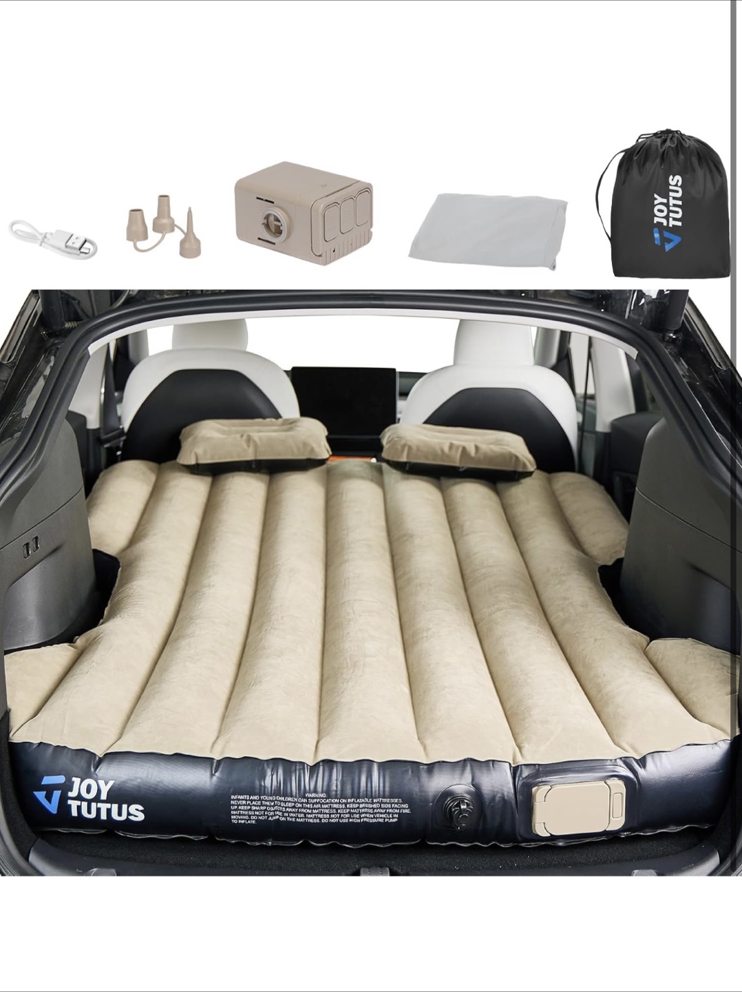 JoyTutus SUV Air Mattress - Car Bed
