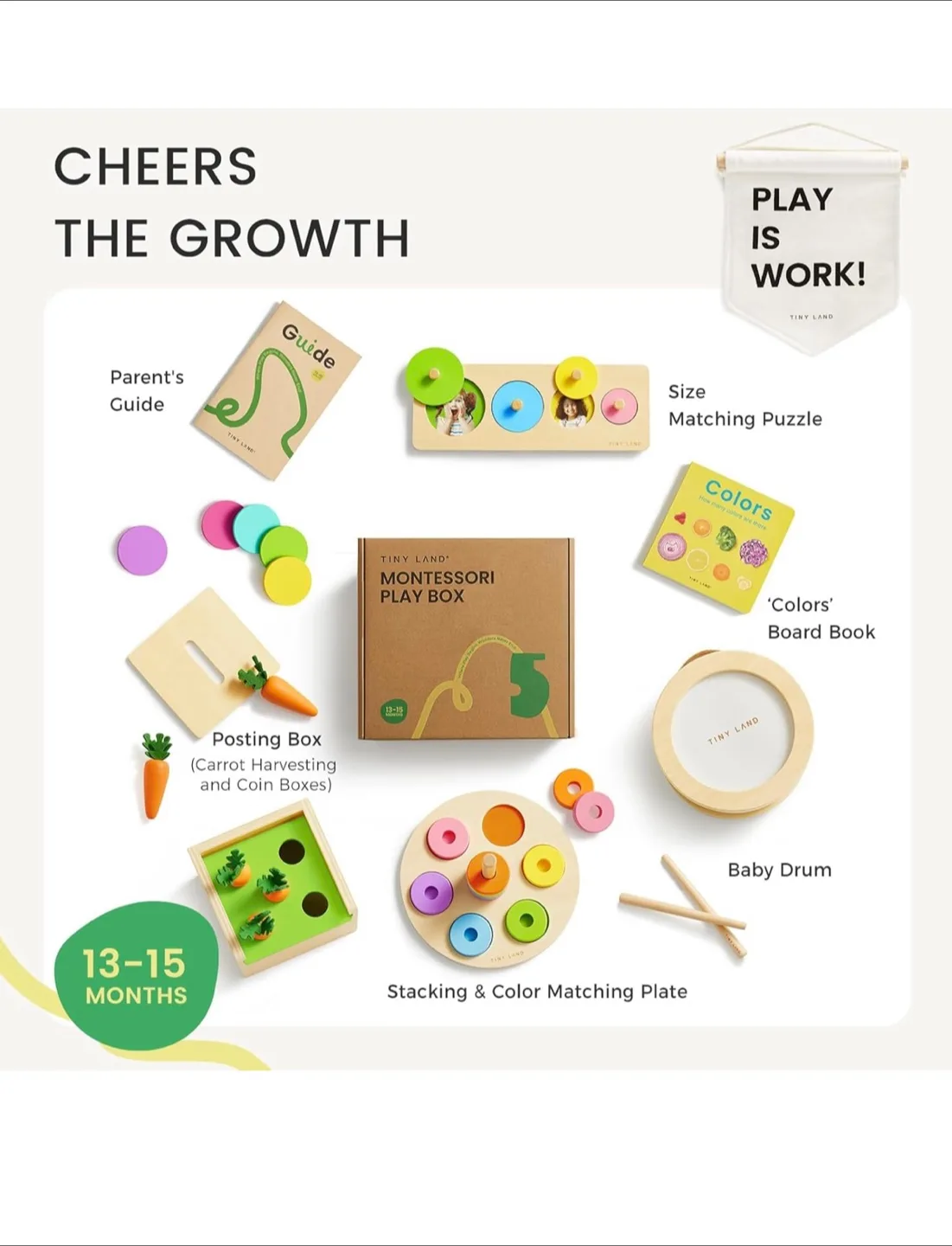 Tiny Land Montessori Play Box - Ages 13-15 Months image indicator(2)