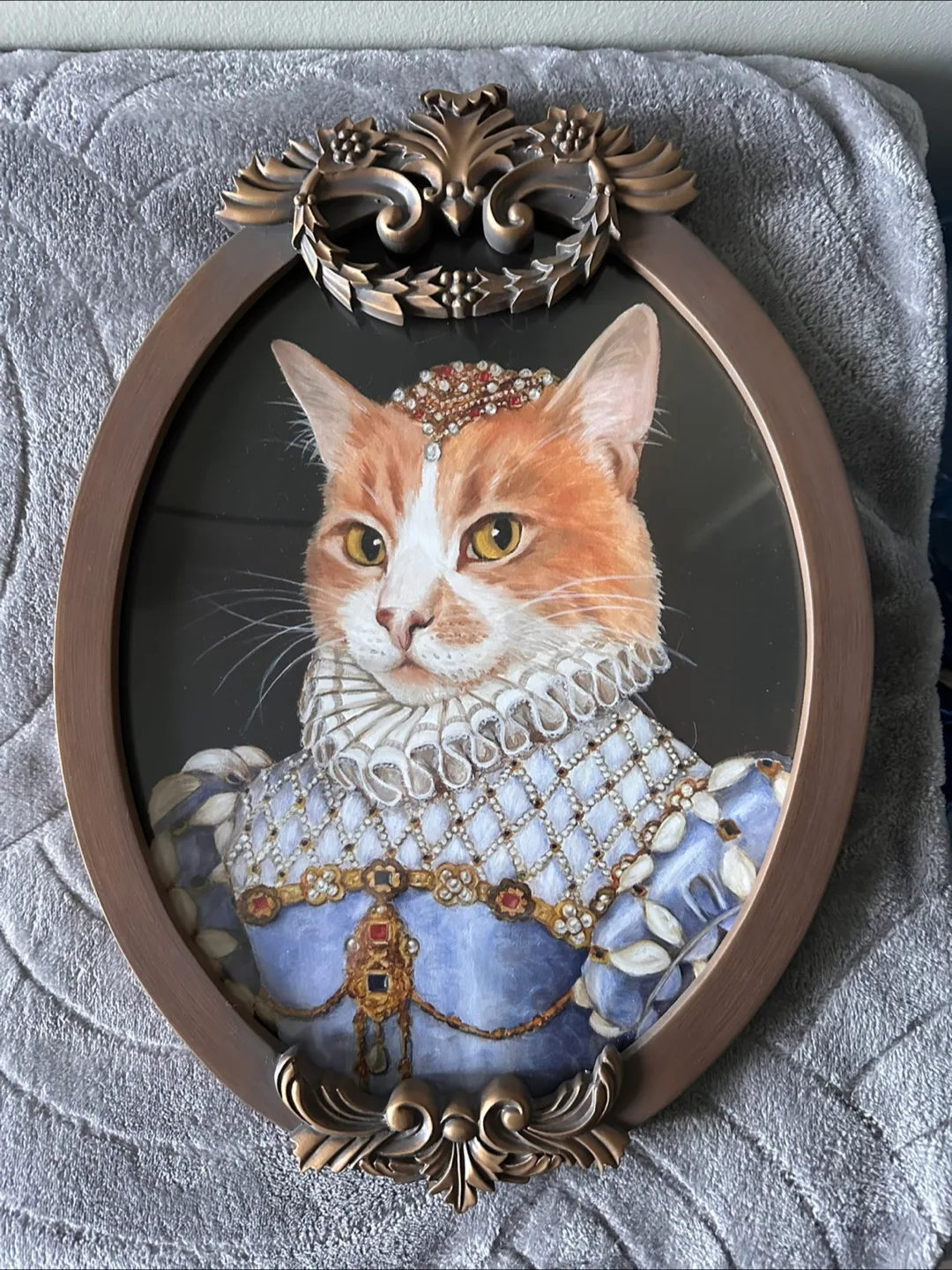 Frame with cat