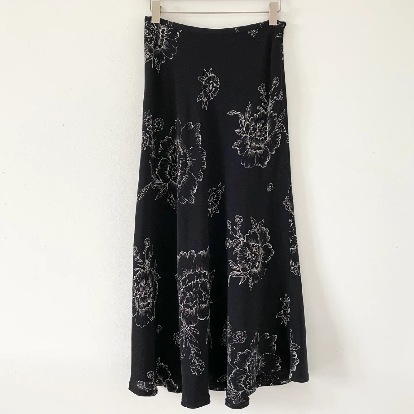 Vintage Floral Bias Maxi Skirt thumbnail