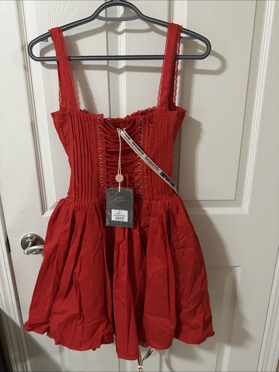 House of CB - Pietra Red Corset Mini Dress | Size: XS | NWT - photo 4