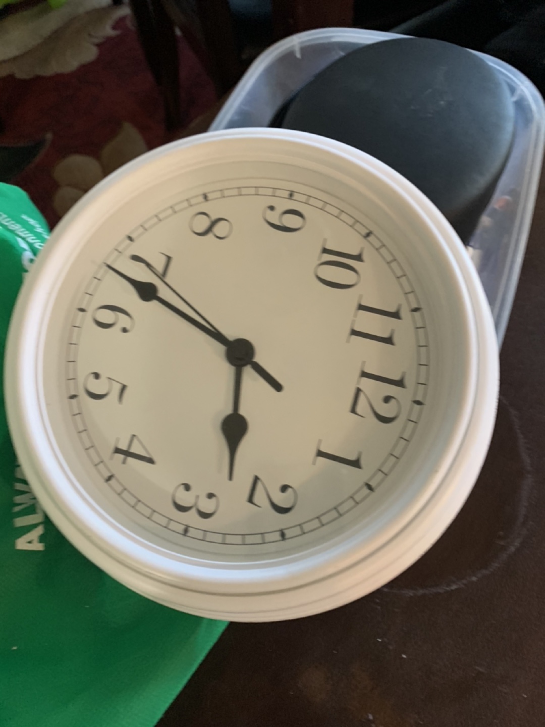 White Wall Clock