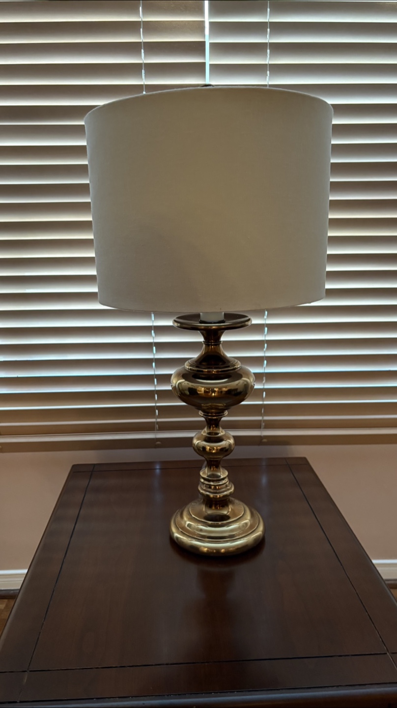 Vintage Brass Table Lamps - Pair - photo 2