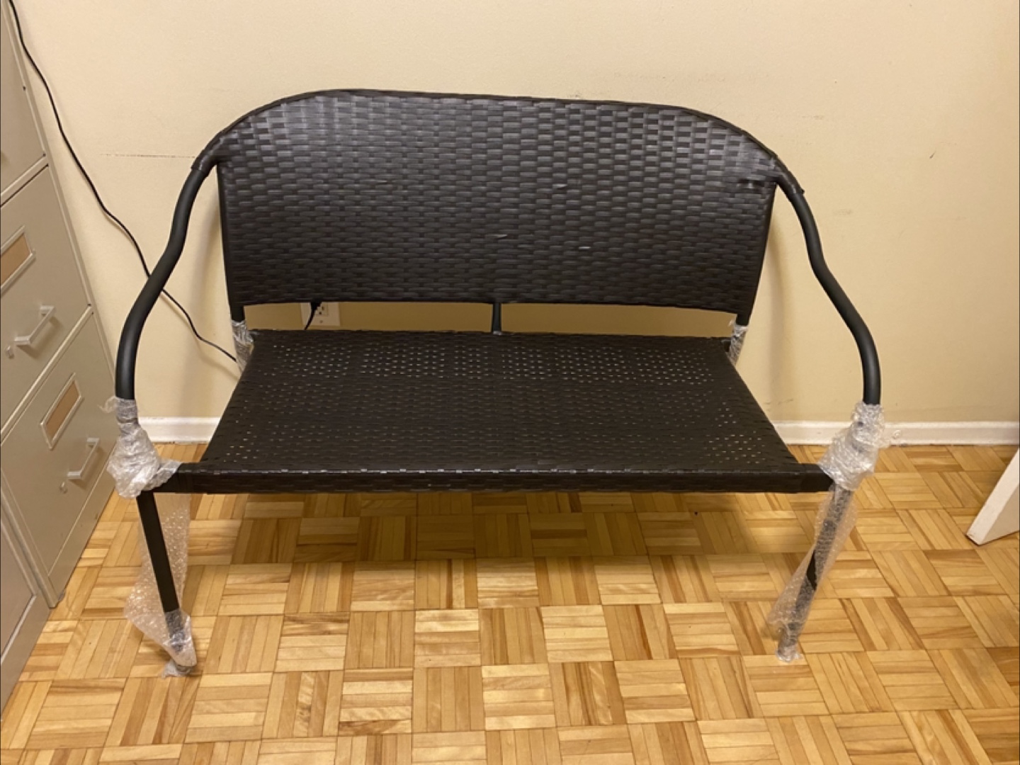 Wicker Outdoor Bench