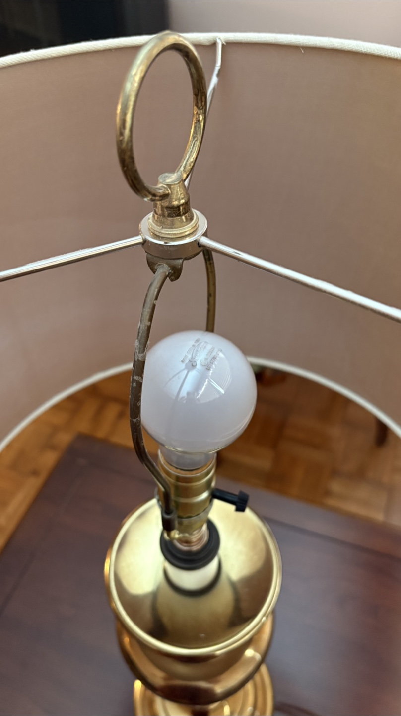 Vintage Brass Table Lamps - Pair - photo 4
