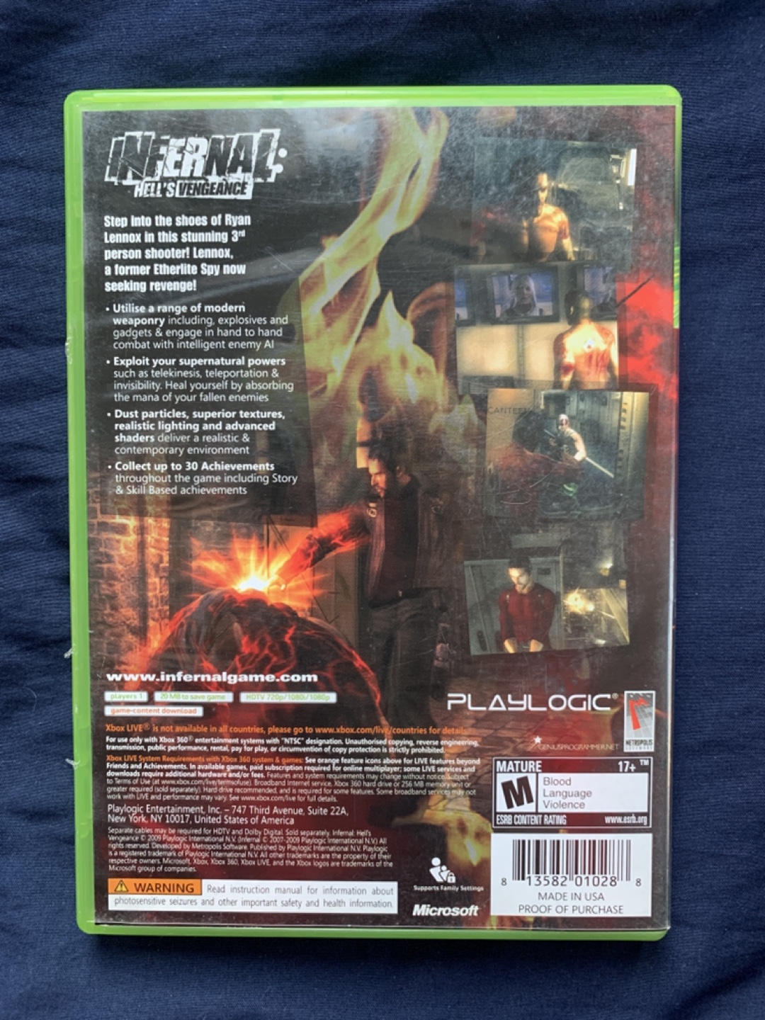 Infernal: Hell's Vengeance (Microsoft Xbox 360, 2009) - photo 2