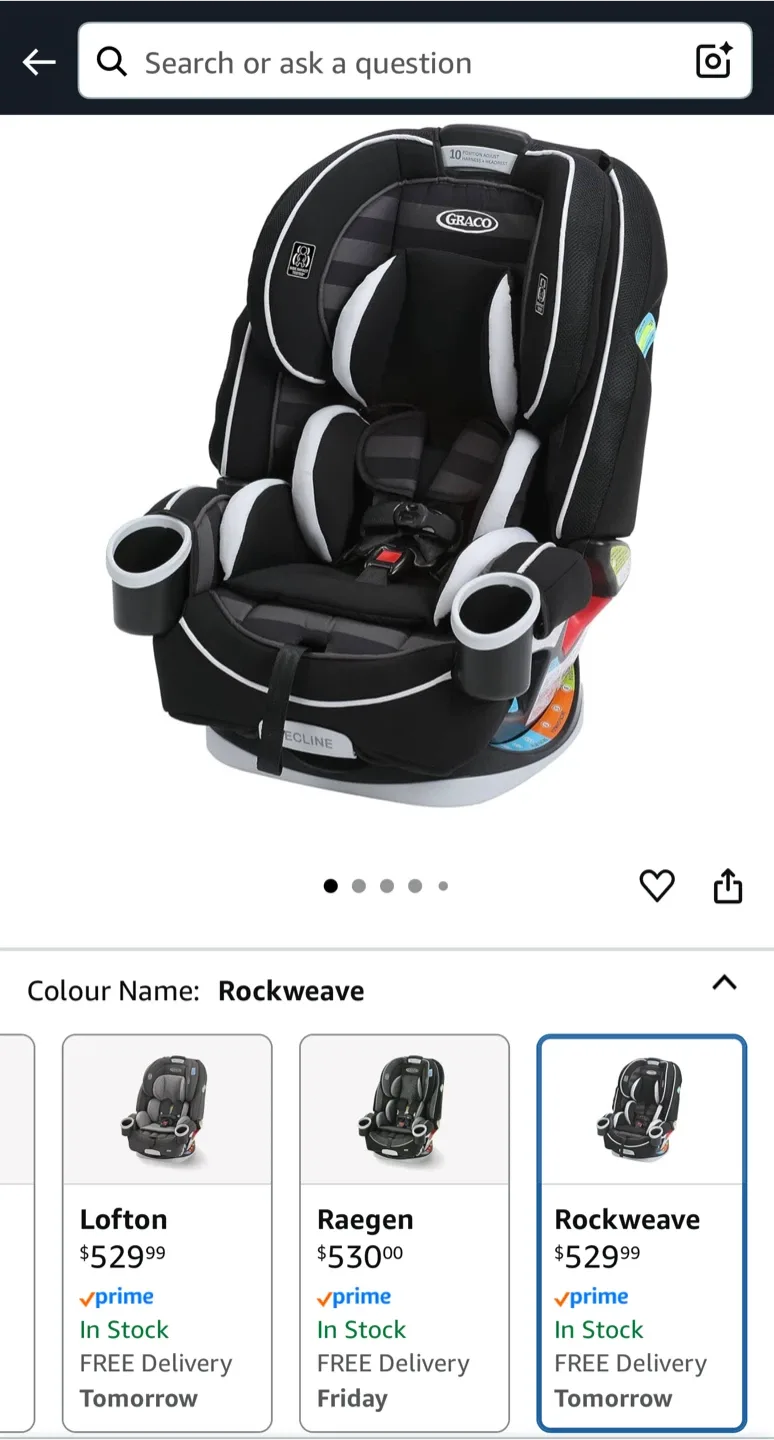 Graco Car Seat Rockweave thumbnail