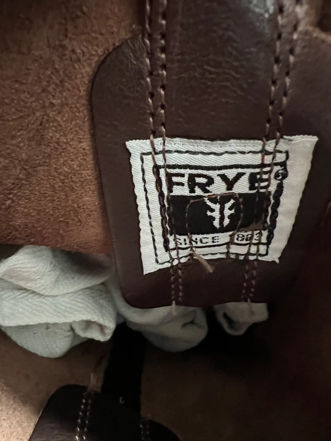 NEW Frye Dark Brown Leather Harness Boots image indicator(6)