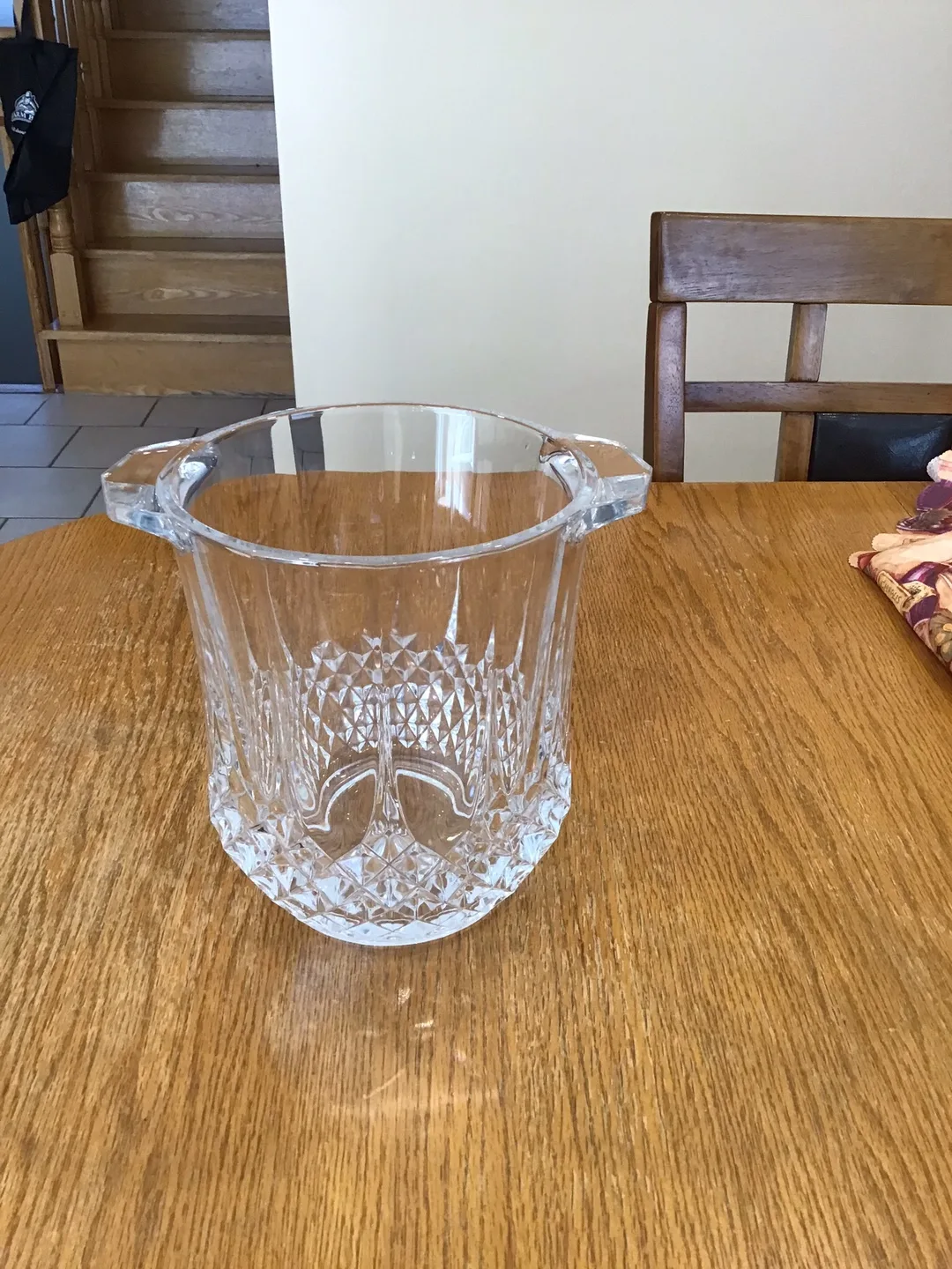 Crystal Ice Bucket with Handle thumbnail