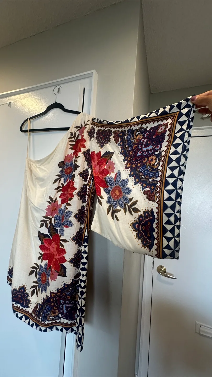 Farm Rio One Shoulder Floral Dress - M/L image indicator(2)