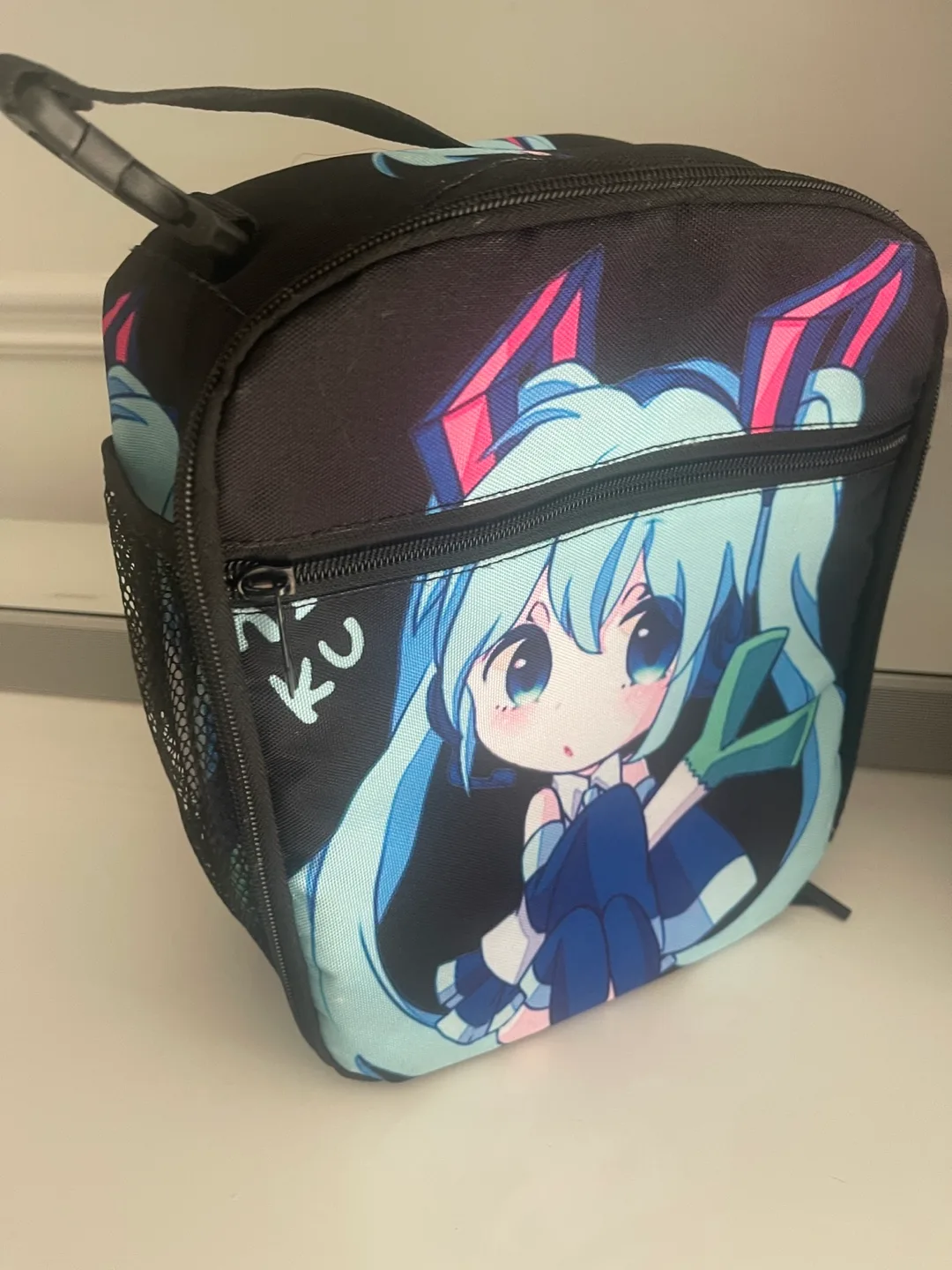 Miku anime backpack and lunch bag-Please read image indicator(2)