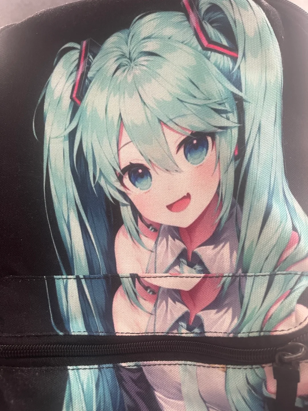 Miku anime backpack and lunch bag-Please read image indicator(7)