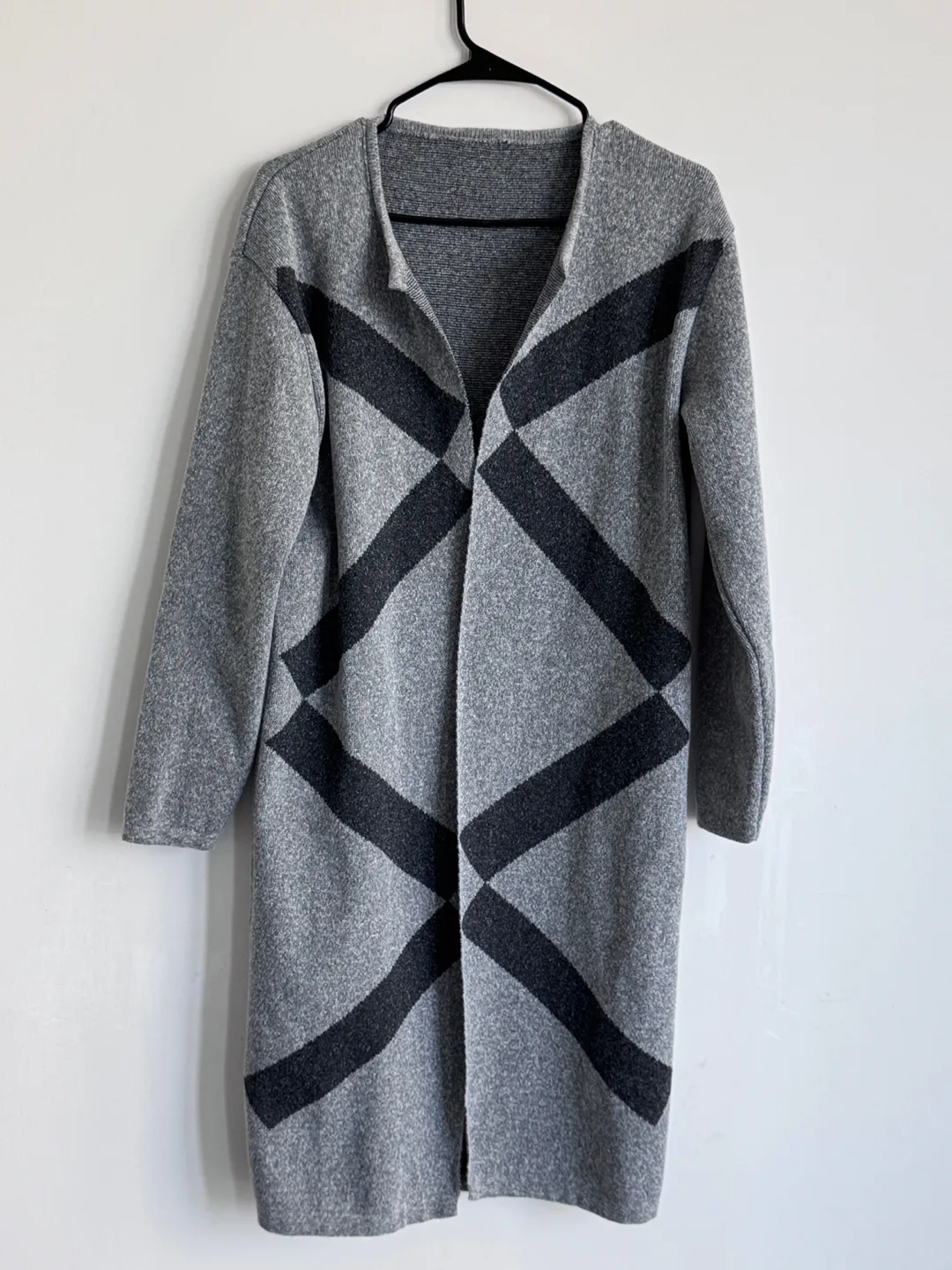 Grey Patterned Cardigan thumbnail