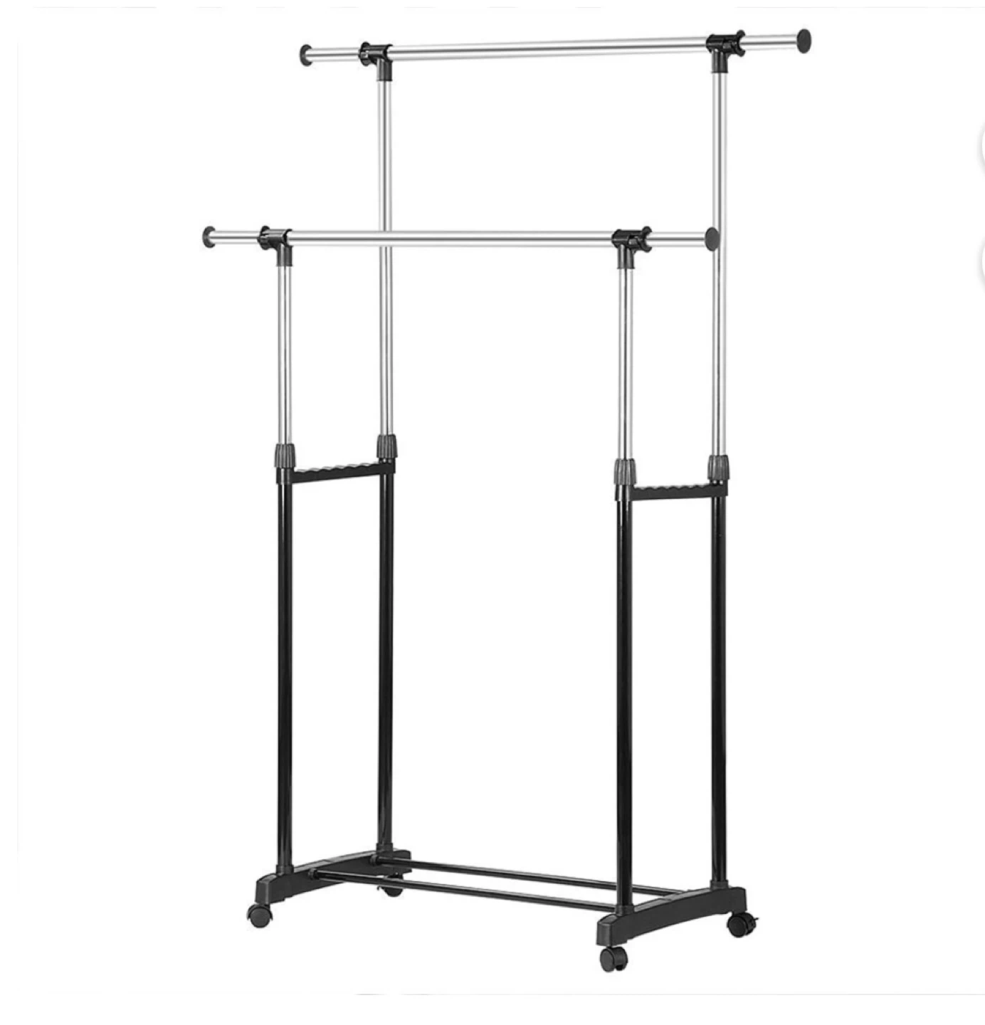 Adjustable Double Rod Clothing Rack - photo 2